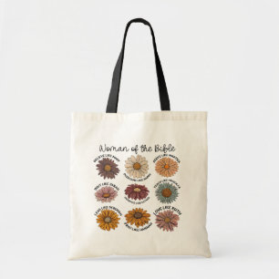 Bolsa Tote Mulher da Bíblia Boho Cristã