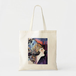 Bolsa Tote Mulher do Art Deco na Scarf Tote Bag