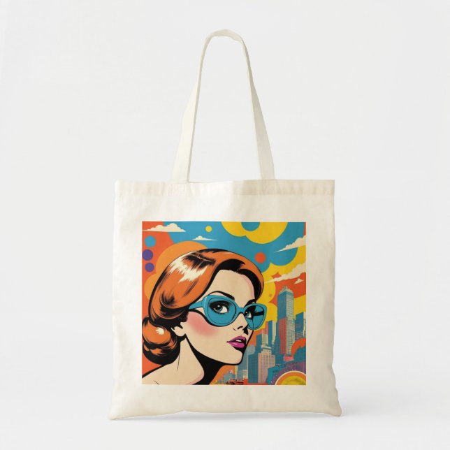 Bolsa Tote Mulher dos anos 80 (Frente)
