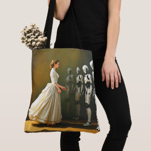Bolsa Tote Mulher e robôs