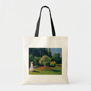 Bolsa Tote Mulher em jardim, Monet