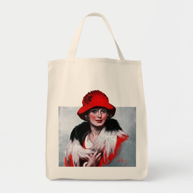 Bolsa Tote Mulher em Red Hat (Frente)