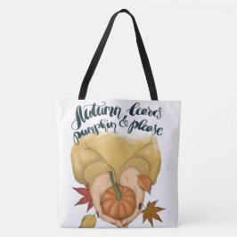 BOLSA TOTE MULHER EM SUÉCIA DOURADA SEGURANDO BOMBA PEQUENO