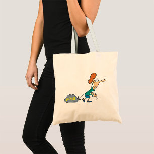 Bolsa Tote Mulher Engraçada Carregando Bagagem Emocional