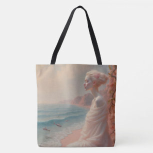 Bolsa Tote Mulher etérea na praia de Dreamy
