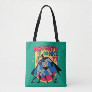 Bolsa Tote Mulher-gato de Batman sob o visco impertinente