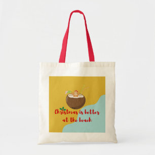 Bolsa Tote Mulher-Gingerente de Natal de Praia