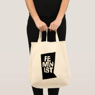 Bolsa Tote Mulher igual imitaçãoa da menina fêmea feminista