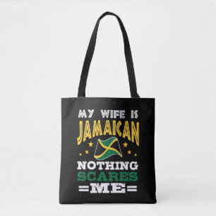 Bolsa Tote Mulher jamaicana Engraçada Jamaica