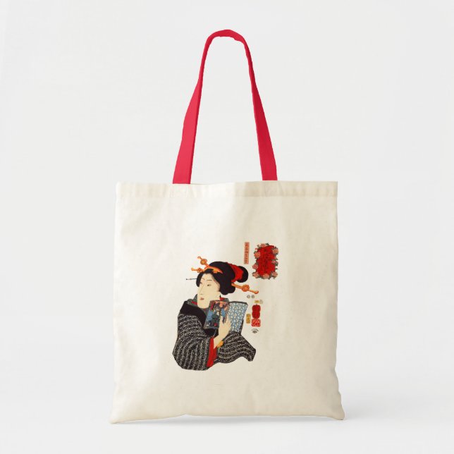 Bolsa Tote Mulher japonesa 2 de leitura (Frente)