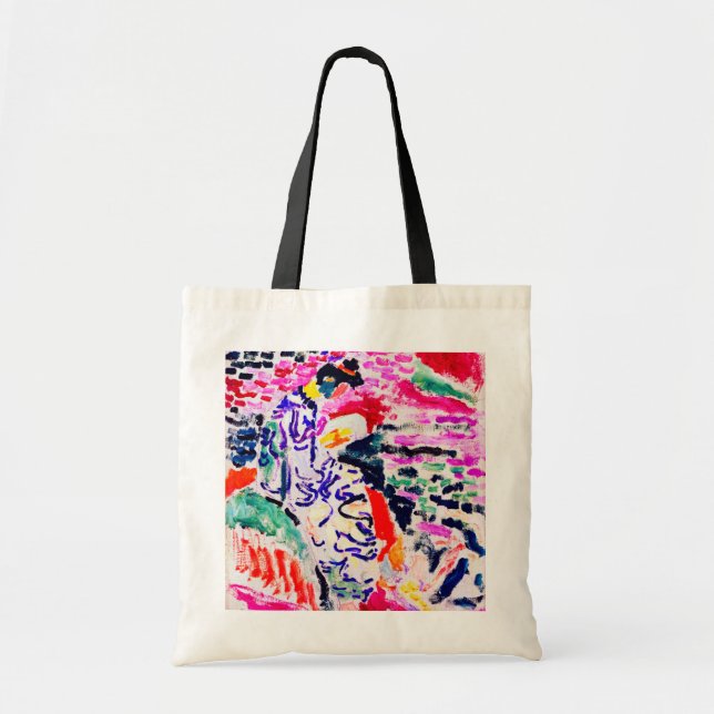 Bolsa Tote Mulher japonesa ao lado da água, Matisse (Frente)