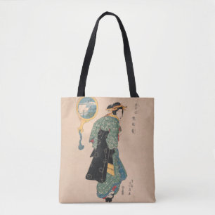 Bolsa Tote Mulher Kimono japonesa: Ukiyo-e Woodblock Impressã