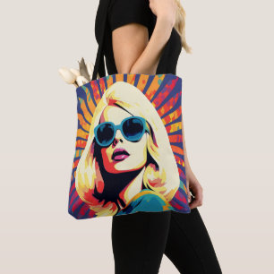 Bolsa Tote Mulher Legal Colorida Pop Art