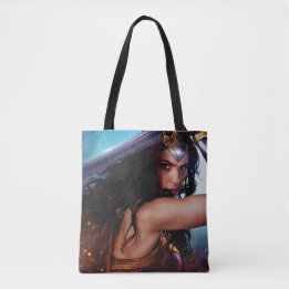 Bolsa Tote Mulher Maravilha Bloqueando com Espada