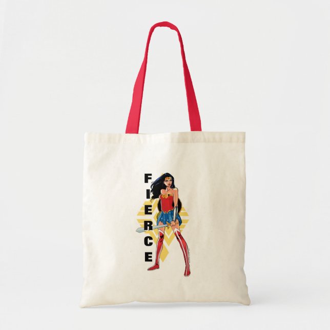 Bolsa Tote Mulher Maravilha Com Espada - Ferida (Frente)