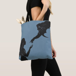 Bolsa Tote Mulher Minimalista de Fé e Inspiração Conectando