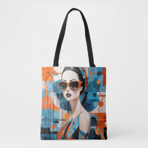 Bolsa Tote Mulher moderna Chic, elegância geométrica