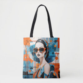 Bolsa Tote Mulher moderna Chic, elegância geométrica