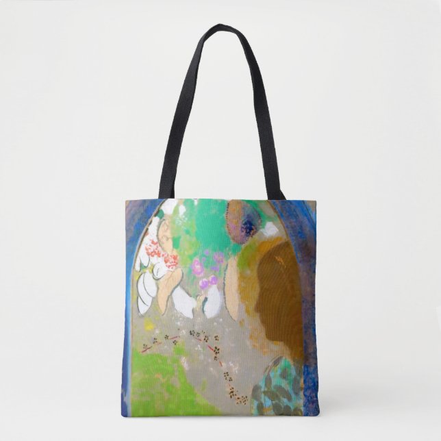 Bolsa Tote Mulher na janela, Redon (Frente)