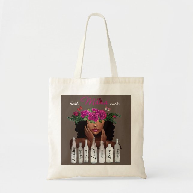 Bolsa Tote Mulher Negra Afro (Frente)