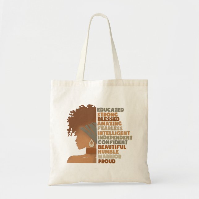 Bolsa Tote Mulher Negra Afro Girl (Frente)
