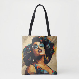 Bolsa Tote Mulher Negra: Artista Cubista