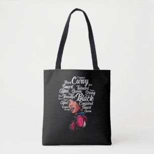Bolsa Tote Mulher Negra Linda Rainha Aftosa