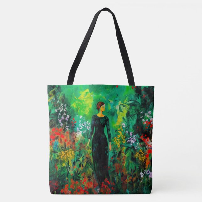Bolsa Tote Mulher no Belo Prado Verde (Frente)