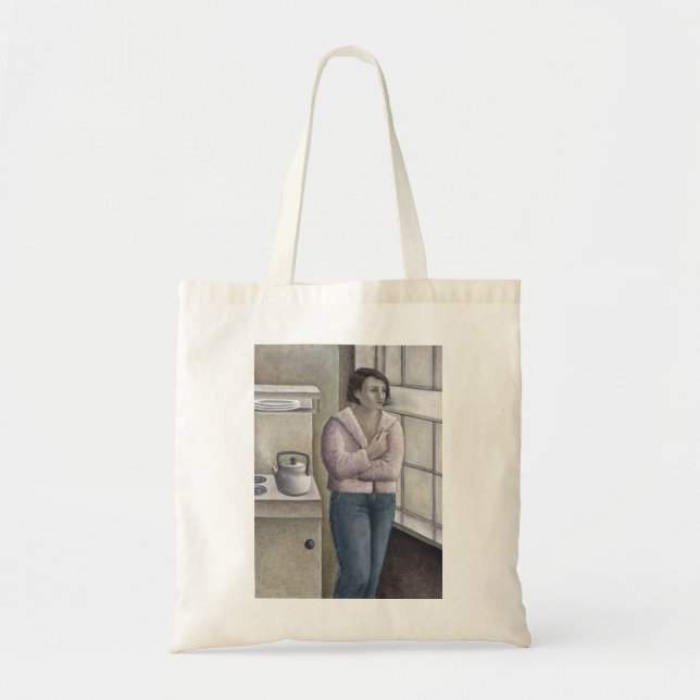 Bolsa Tote Mulher que fuma 1996 (Frente)