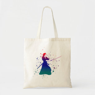 Bolsa Tote Mulher Samurai Warrior com Espada