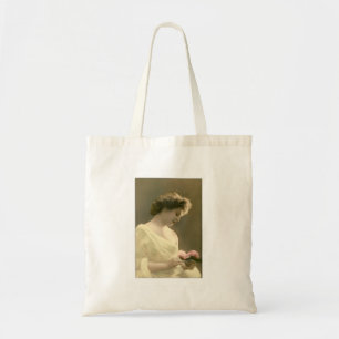Bolsa Tote mulher vitoriana retrospectiva romântica