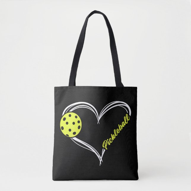 Bolsa Tote Mulheres Adoram Pickleball - jogo de picleball fof (Frente)