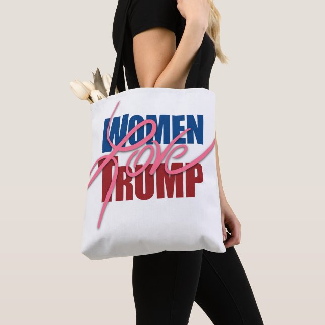 Bolsa Tote Mulheres Adoram Trump (Close Up)