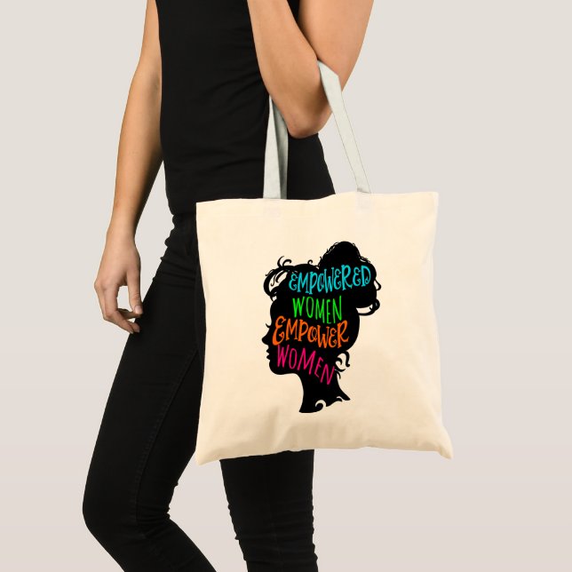 Bolsa Tote Mulheres capacitadas empoderam mulheres (Frente (produto))