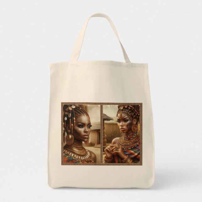 Bolsa Tote mulheres da aldeia (Frente)
