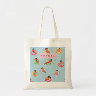 Bolsa Tote Mulheres de Verão Personalizadas Relaxando em Flux