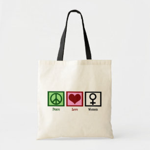Bolsa Tote Mulheres do amor da paz