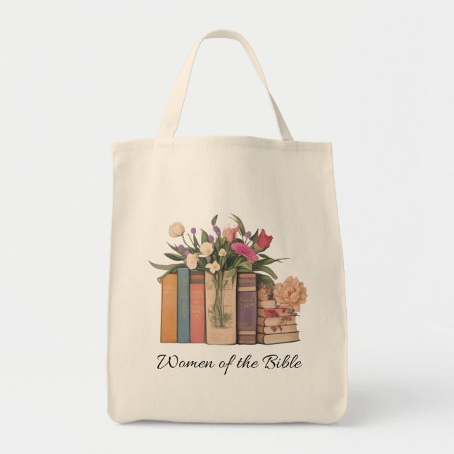 Bolsa Tote Mulheres do livro de Bíblias (Frente)