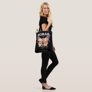 Bolsa Tote Mulheres, esposa, chefe, super-mãe