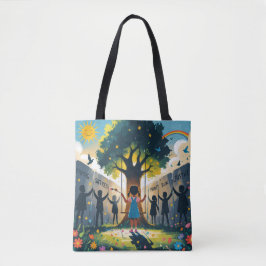 Bolsa Tote mulheres leggings cobriam sonhos das crianças