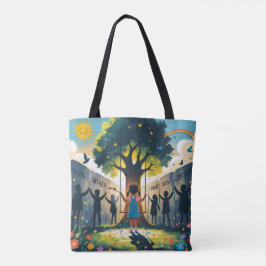 Bolsa Tote mulheres leggings cobriam sonhos das crianças