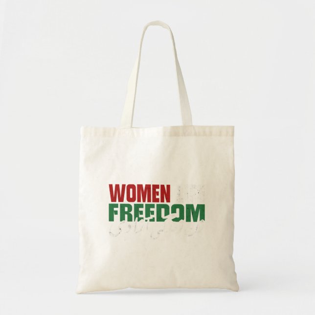 Bolsa Tote Mulheres Liberdade Liberdade Feminista Iraniana Za (Frente)