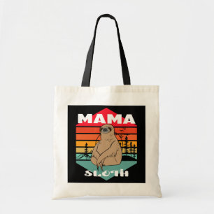 Bolsa Tote Mulheres Mama Dia de as mães Lama Cute Retro