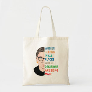 Bolsa Tote Mulheres Pertencem A Todos Os Locais De Ruth Bader
