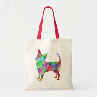 Bolsa Tote Multi sacola brilhante da chihuahua da cor