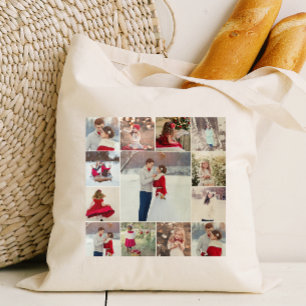 Bolsa Tote Multi sacola na moda da colagem da foto