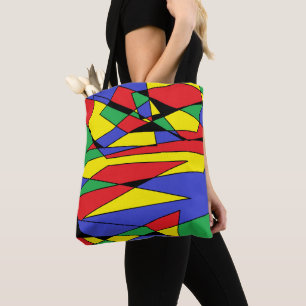 Bolsa Tote Multicor Abstrato