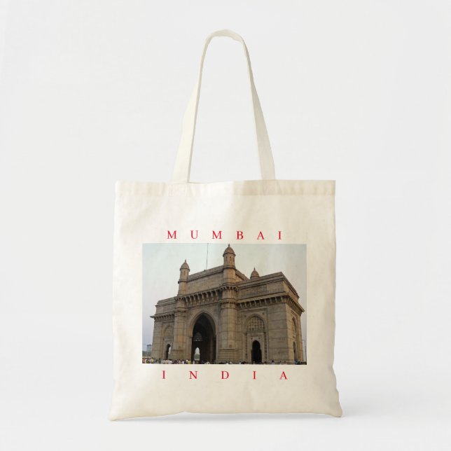 Bolsa Tote Mumbai Gateway da Índia vê o saco (Frente)