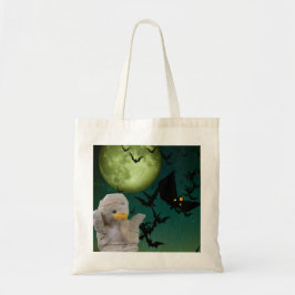 Bolsa Tote Múmia, Morcego e Lua Halloween