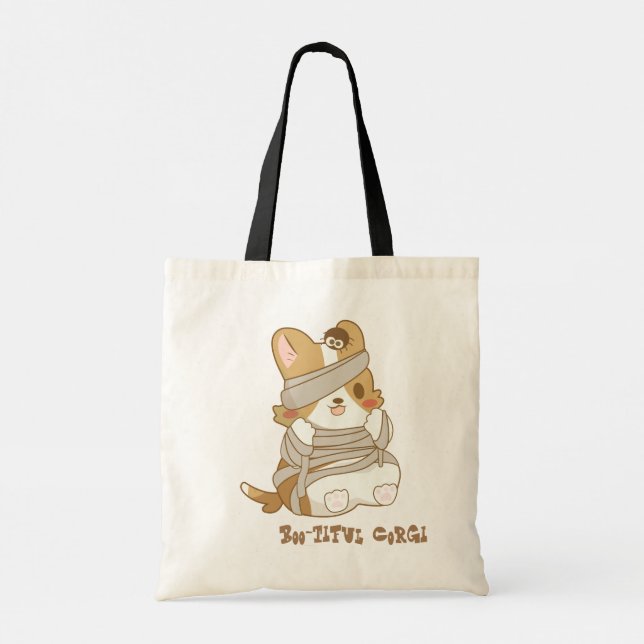 Bolsa Tote Mummy Corgi (Verso)